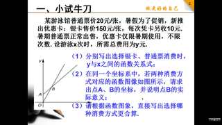 第6章 一次函数_6.4 用一次函数解决问题_宣老师_第三课时