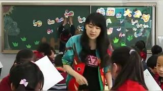 小学美术人美版《艳丽的大公鸡》吴江经济技术开发区山湖花园小学