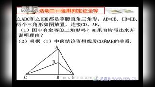 第十二章 全等三角形_12.2 三角形全等的判定_三角形全等的判定和性质综合应用_杨老师_第一课时_特等奖