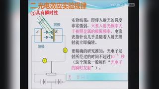 新人教版高中物理选修三 17.2光的粒子性光电效应江苏省优课