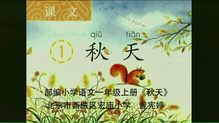 《秋天》课例研磨： （执教：特级教师 曾宪婷）