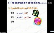 初中英语八年级微课《英语中数字的应用1.1分数》罗湖外语学校【刘文静】（深圳市网络课堂初中英语同步课堂微课优秀课例）